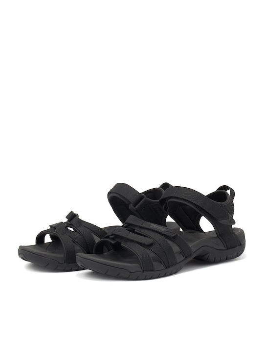 Teva Damen Flache Sandalen in Schwarz Farbe