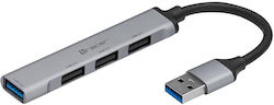 Tracer H41 USB Hub 3 Θυρών (USB-A) TRAPOD47000