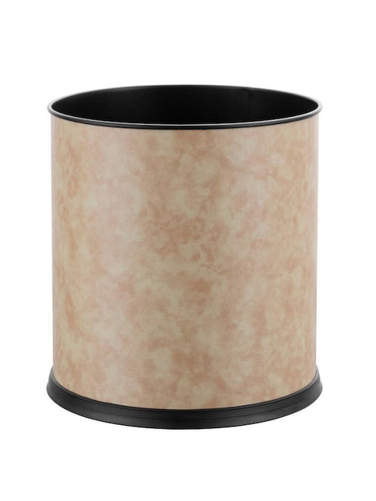 Horecabar Office Leather Waste Bin Beige