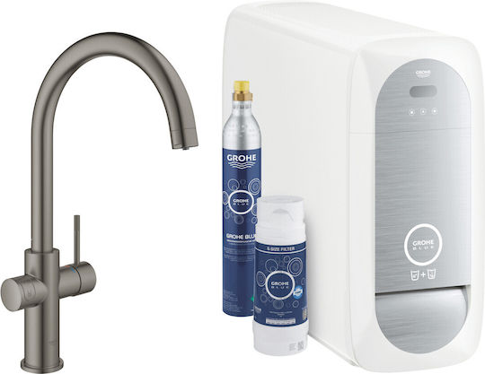Grohe Συσκευή Φίλτρου Νερού Μονή Άνω Πάγκου με Βρυσάκι 31455AL1
