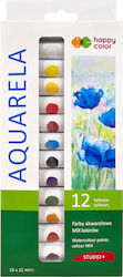 Happy Color Watercolours 12ml 12 Pieces