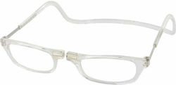 GeHock Reading Glasses +2.50 with Magnet in Transparent color P26007C19257