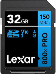 Lexar Professional 800x SDHC 32GB Class 10 U1 V10 UHS-I