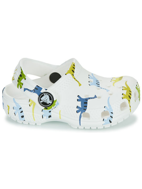 Crocs Classic Kinder Anatomische Badeschuhe Weiß