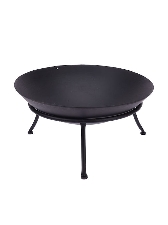 Ambiance Focar În aer liber din metal Negru 40x40x16.5cm