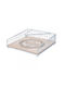 Excellent Houseware Suport pentru șervețele Metalică Albă 15x6x6cm