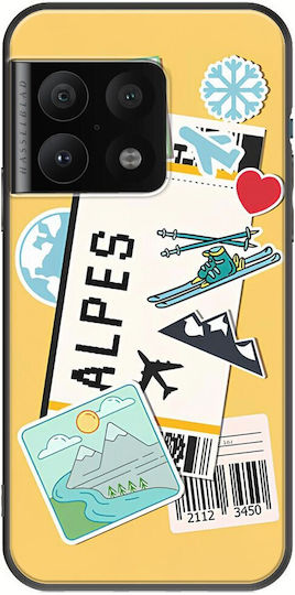 Ticket Back Cover Silicone Multicolour (OnePlus 10 Pro)