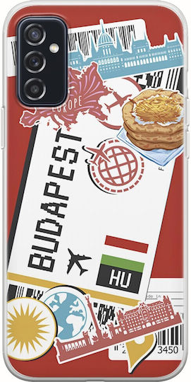 Ticket To Budapest Back Cover Σιλικόνης Πολύχρωμο (Galaxy M52)