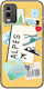 Ticket Back Cover Σιλικόνης Πολύχρωμο (Nokia C32)