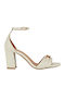 Eraklia Leather Sandals Beige