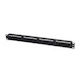 Safewell Patch Panel για Rack 1U 24 Θυρών cat6a Μαύρο