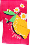 Boboli Kids Beach Towel Fuchsia