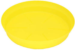 11027004 Round Plate Pot Yellow