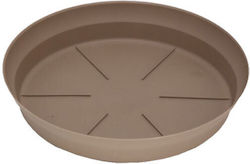 11027117 Round Plate Pot Moca