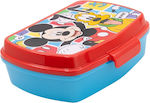 Plastic Kids' Food Container Κόκκινο/Μπλε