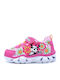 Kids Sneakers Anatomic with Scratch & Lights Fuchsia