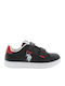 Kids Sneakers with Scratch Black