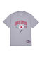 Chucks Retro Collegiate Polo Herrenblusen Kurzarm Graue
