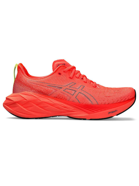 ASICS Novablast 4 Ανδρικά Αθλητικά Παπούτσια Running Κόκκινα