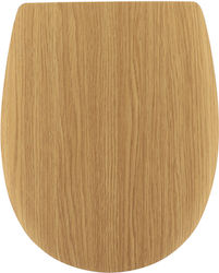 Eurocasa Καπάκι Λεκάνης Ξύλινο 42x35.5cm Καφέ