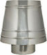 Chimney Crown Galvanized 250mm Gray