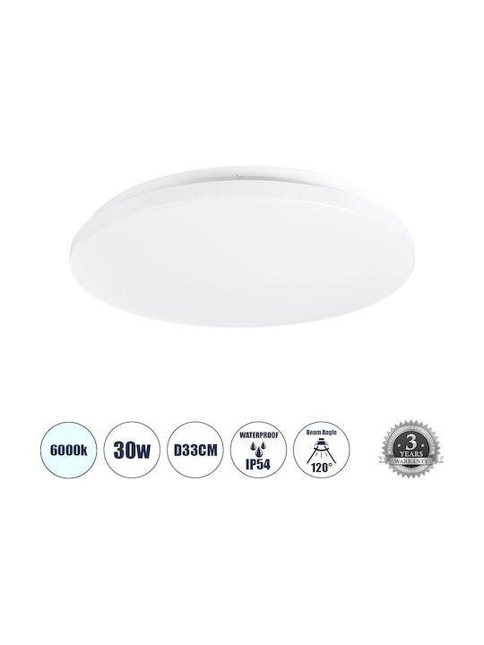 GloboStar Plafonieră de tavan cu LED Integrat 33buc Alb