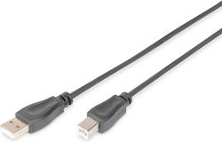 Digitus AK-300105-005-S USB 2.0 USB-A male σε USB-B male 0.5m