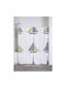 Eurocasa Shower Curtain 180x180cm Multicolour