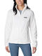 Benton Springs Fleece Γυναικεία Ζακέτα με Φερμουάρ σε Λευκό Χρώμα