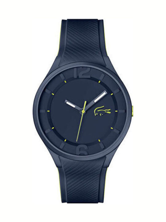 Lacoste Ollie Ανδρικό Ρολόι 44mm Μπαταρίας με Μπλε Καουτσούκ Λουράκι