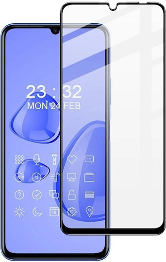 9D 0.3mm Vollflächig gehärtetes Glas Schwarz (Huawei Nova Y70)