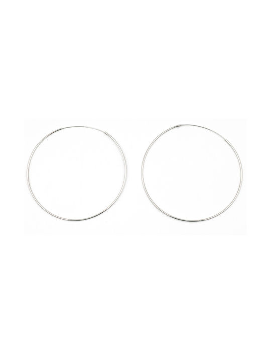 Poco Loco Earrings Hoops made of Silver