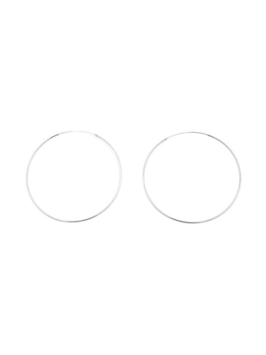 Poco Loco Earrings Hoops made of Silver