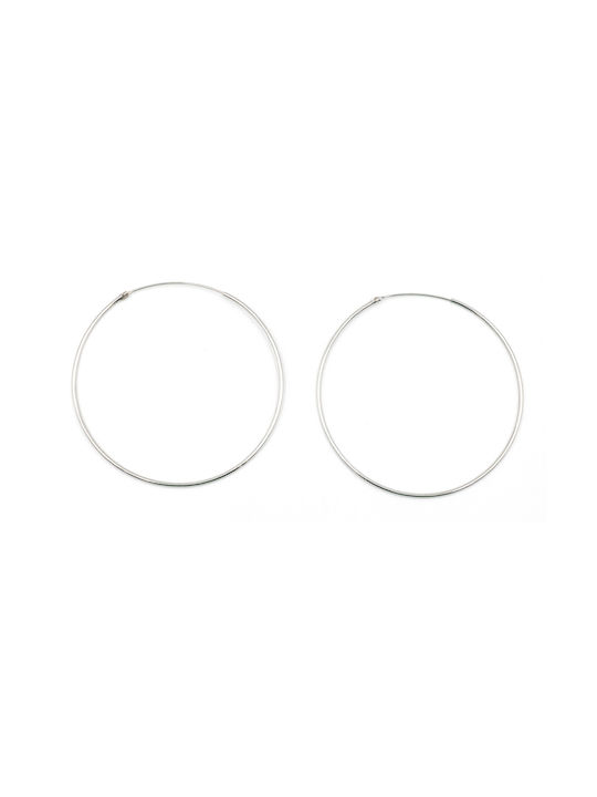 Poco Loco Earrings Hoops made of Silver