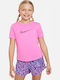 Tricou pentru copii Dri-Fit Roz