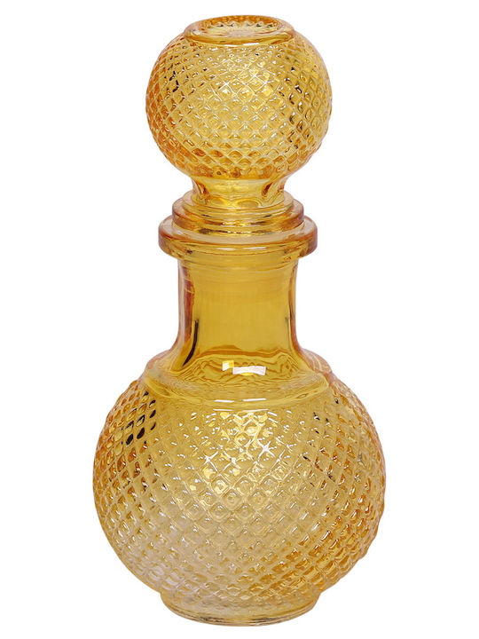 Keskor Glas Karaffe zum Servieren mit Verschluss Gelb 250ml 1Stück Keskor Glas Karaffe zum Servieren mit Verschluss Gelb 250ml 1Stück