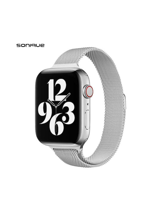 Sonique Curea Oțel inoxidabil Argintiu (Apple Watch 38/40/41/42mm)