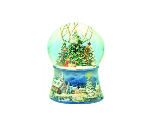 Crăciun Glob de Zăpadă cu Cadouri Brad de familie 10x15cm 1buc