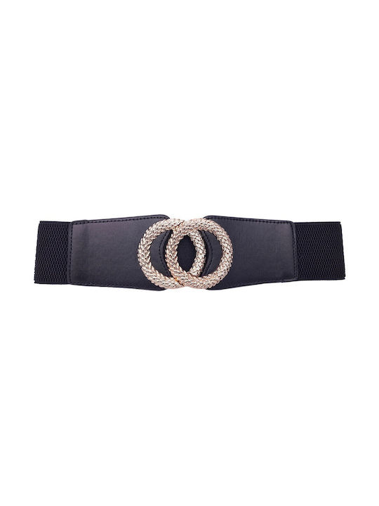 Elastic Women's Belt Black