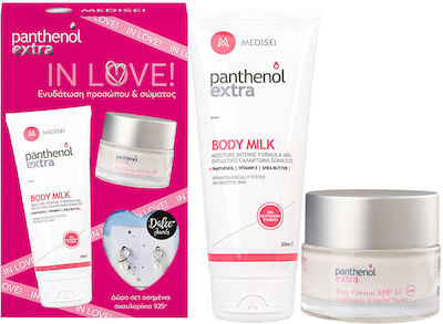 Medisei Panthenol Extra In Love Set Skin Care Set for Moisturizing with Face Cream