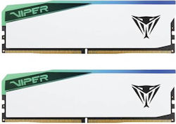 Patriot Viper Elite 5 96GB DDR5 RAM με 2 Modules (2x48GB) και Ταχύτητα 6200 για Desktop