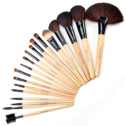 Fraulein38 Professionelles Set mit Make-up Pinsel & Schwämme 19 Stück
