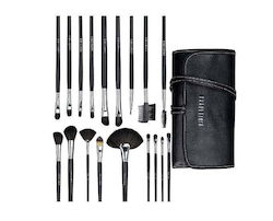 Fraulein38 Professionelles Make-up Pinsel Set mit 18 Stück