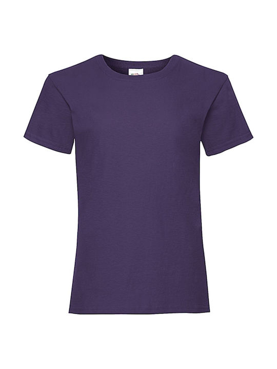 Fruit of the Loom Kinder-T-Shirt Lila