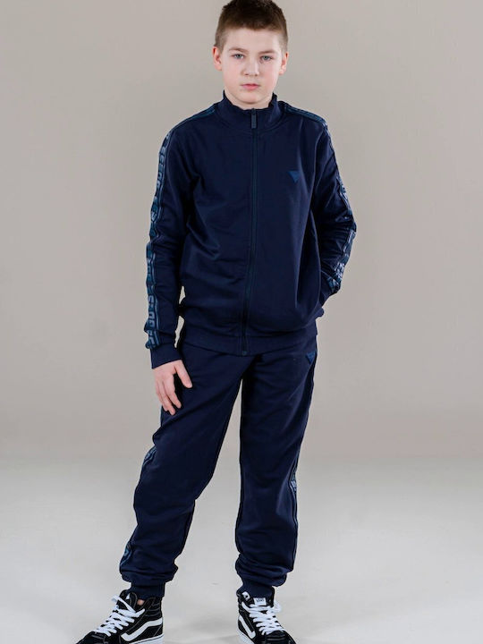 Παιδική Ζακέτα Βαμβακερή Navy blue