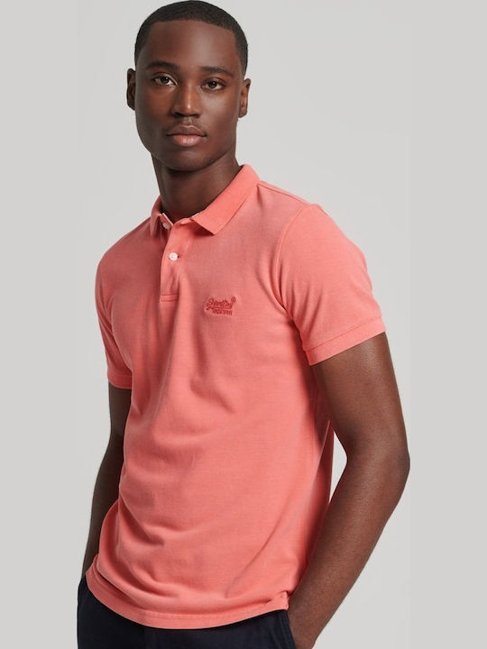 Superdry Organic Cotton Vintage Destroy Polo T-...