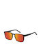 Tommy Hilfiger Sonnenbrillen mit Schwarz Rahmen und Orange Spiegel Linse TH2088/S 003/1Z