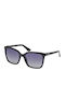 Guess Damen Sonnenbrille mit Schwarz Kunststoff Gestell und Gray Verlaufsfarbe Linse GU7865S_NERO_01D