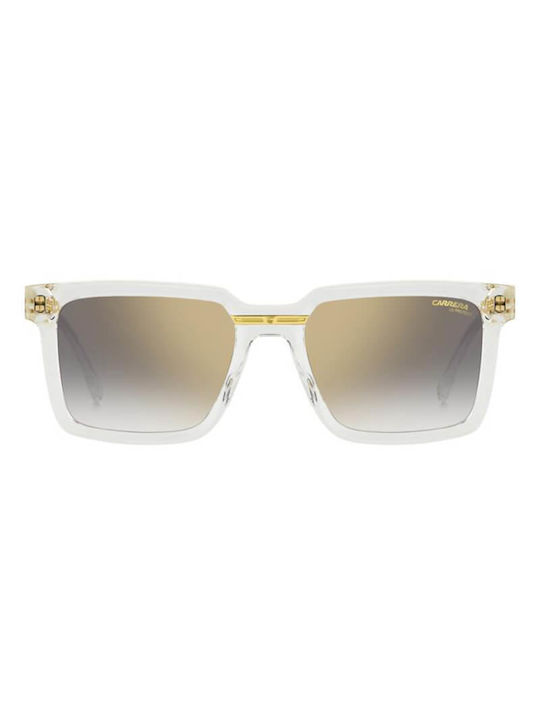 Carrera Ochelari de soare cu Transparent Din plastic Rame și Aur Ochelari de soare Oglindă Lentilă 02/S 900/FQ