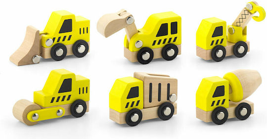 Viga Toys Spielzeugauto & Rennstrecke Set mit Lastwagen für 3+ Jahre Verschiedene Designs 1Stück